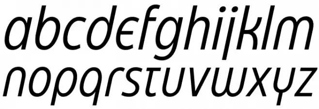 Eastman Cnd Alt Trial Ita Schriftart Kleinbuchstaben