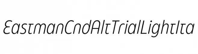 Eastman Cnd Alt Trial Light Ita  لخطوط تنزيل