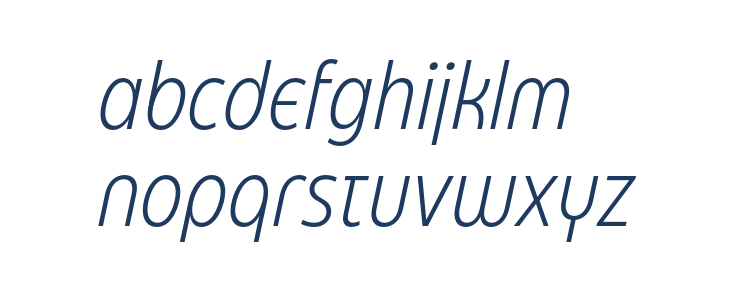 Eastman Cnd Alt Trial Light Ita Lowercase