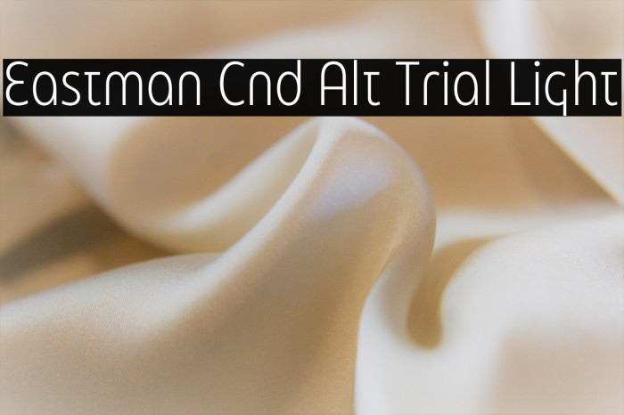 Eastman Cnd Alt Trial Light Example 3
