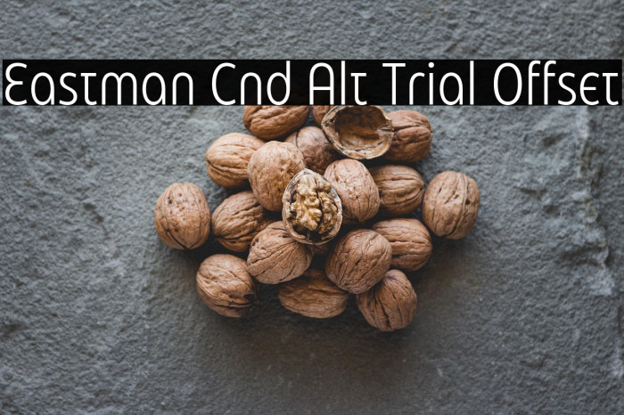 Eastman Cnd Alt Trial Offset Example 1