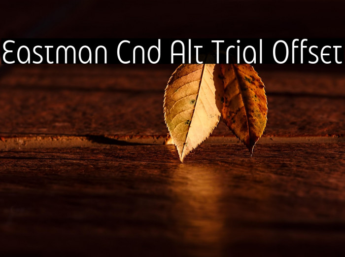 Eastman Cnd Alt Trial Offset Example 3