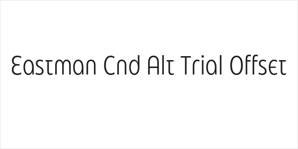 Eastman Cnd Alt Trial Offset Logo