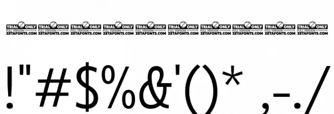 Eastman Cnd Alt Trial Regular Font OTHER CHARS