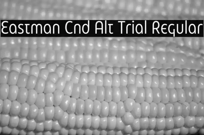 Eastman Cnd Alt Trial Regular Font examples