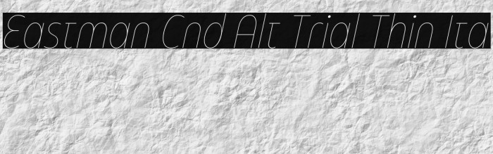 Eastman Cnd Alt Trial Thin Ita Example 1