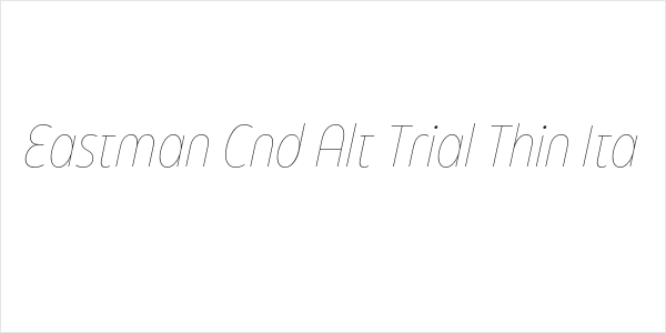 Eastman Cnd Alt Trial Thin Ita Logo