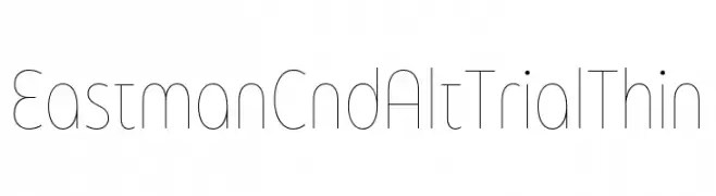 Eastman Cnd Alt Trial Thin  لخطوط تنزيل