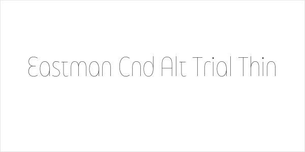 Eastman Cnd Alt Trial Thin Logo