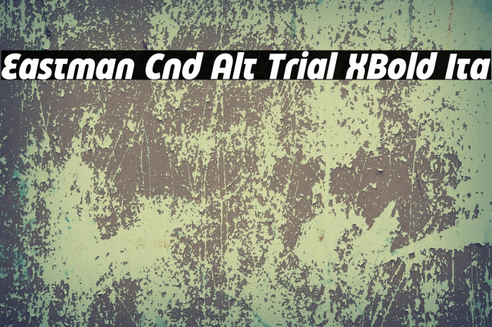 Eastman Cnd Alt Trial XBold Ita Example 3