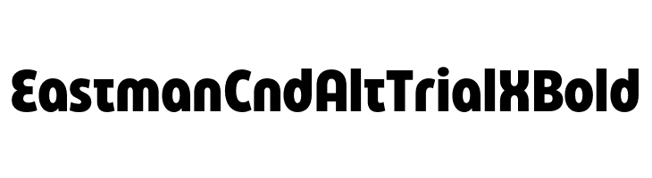 Eastman Cnd Alt Trial XBold  免费字体下载