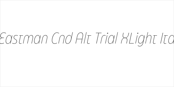 Eastman Cnd Alt Trial XLight Ita Logo