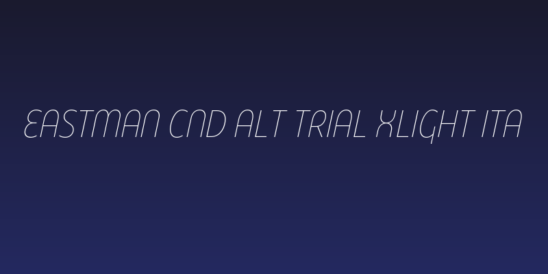 Eastman Cnd Alt Trial XLight Ita Social Header