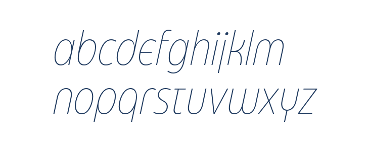 Eastman Cnd Alt Trial XLight Ita Lowercase