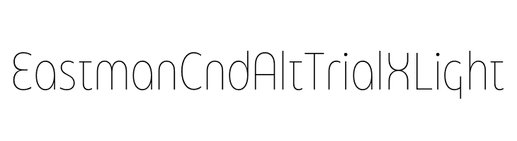 Eastman Cnd Alt Trial XLight  नि: शुल्क फ़ॉन्ट्स डाउनलोड