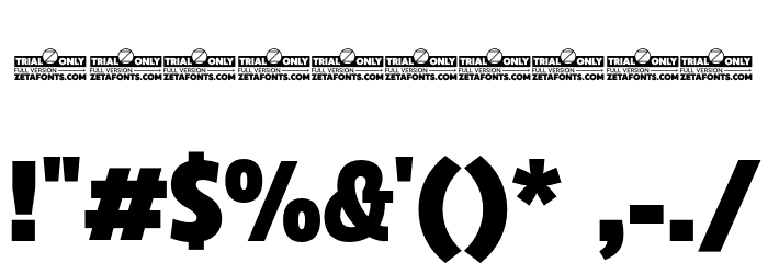 Eastman Cnd Trial Black Font OTHER CHARS