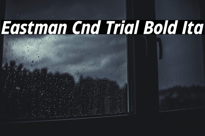 Eastman Cnd Trial Bold Ita Example 1