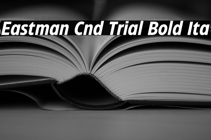 Eastman Cnd Trial Bold Ita Example 2