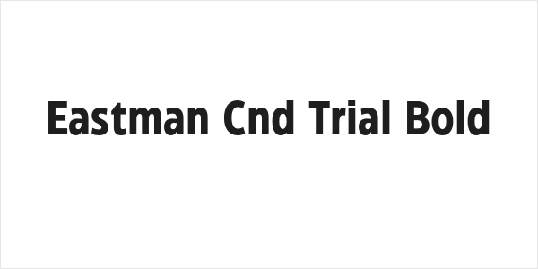 Eastman Cnd Trial Bold Logo