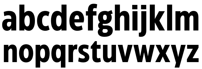 Eastman Cnd Trial Bold Font LOWERCASE