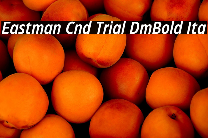 Eastman Cnd Trial DmBold Ita Example 1
