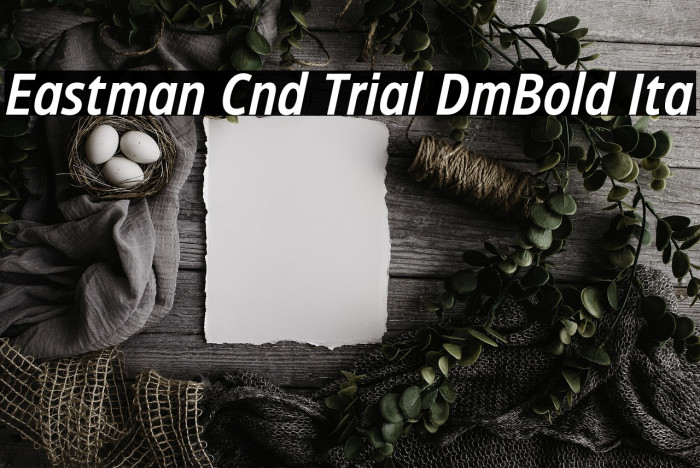 Eastman Cnd Trial DmBold Ita Example 3