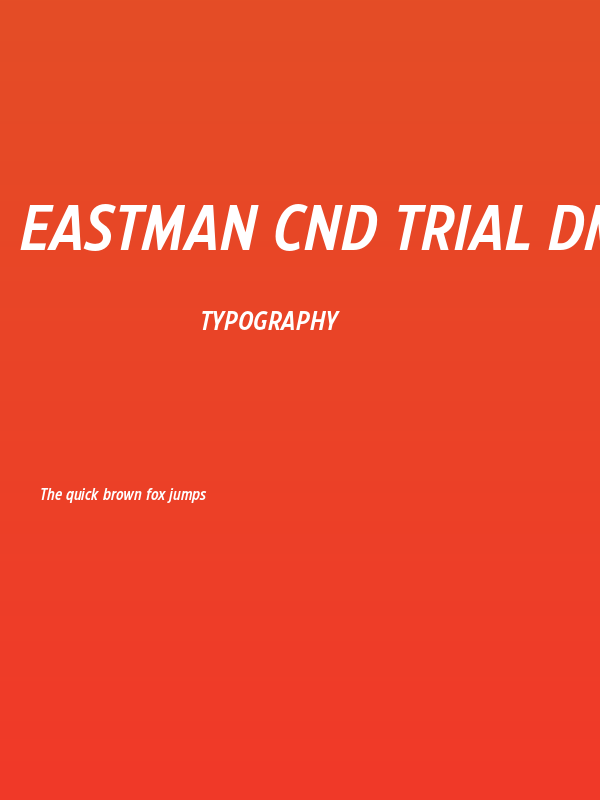 Eastman Cnd Trial DmBold Ita Poster