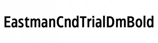 Eastman Cnd Trial DmBold  フリーフォントのダウンロード