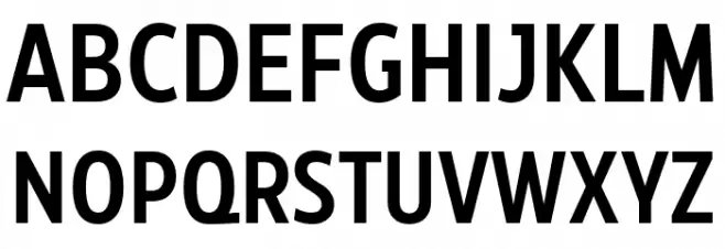 Eastman Cnd Trial DmBold Font Litere mari