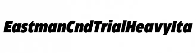 Eastman Cnd Trial Heavy Ita  تنزيل الخطوط