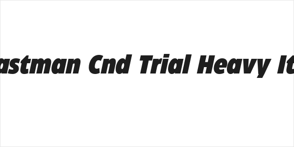 Eastman Cnd Trial Heavy Ita Logo