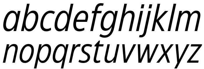 Eastman Cnd Trial Ita Font LOWERCASE
