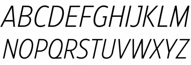 Eastman Cnd Trial Light Ita Caratteri MAIUSCOLE