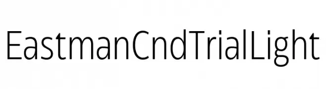 Eastman Cnd Trial Light  免费字体下载
