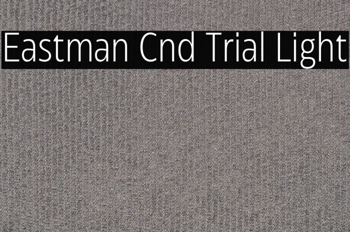 Eastman Cnd Trial Light Example 1