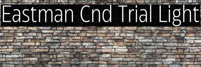 Eastman Cnd Trial Light Example 2