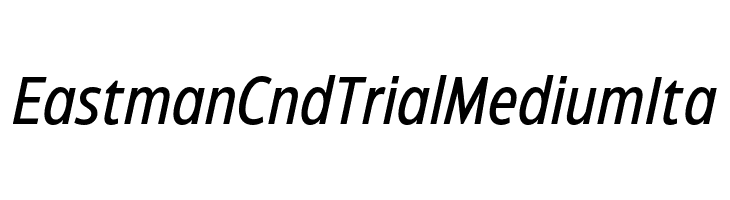 Eastman Cnd Trial Medium Ita  Скачать бесплатные шрифты