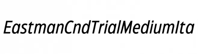 Eastman Cnd Trial Medium Ita  免费字体下载