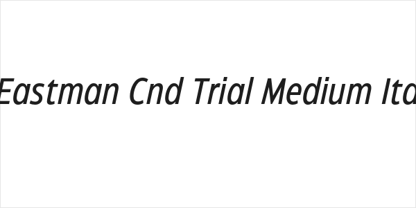 Eastman Cnd Trial Medium Ita Logo
