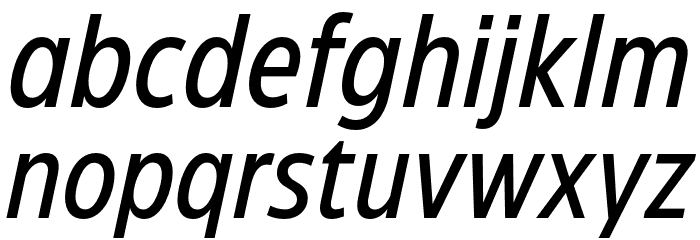 Eastman Cnd Trial Medium Ita Font LOWERCASE