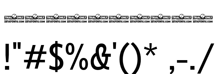 Eastman Cnd Trial Medium Font OTHER CHARS