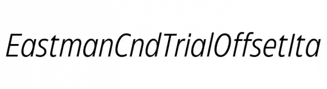 Eastman Cnd Trial Offset Ita  baixar fontes gratis