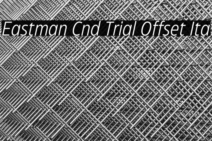 Eastman Cnd Trial Offset Ita Example 2