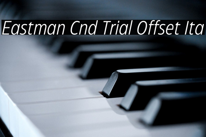 Eastman Cnd Trial Offset Ita Example 3