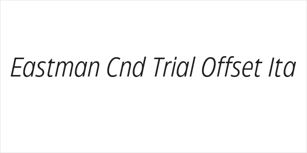 Eastman Cnd Trial Offset Ita Logo