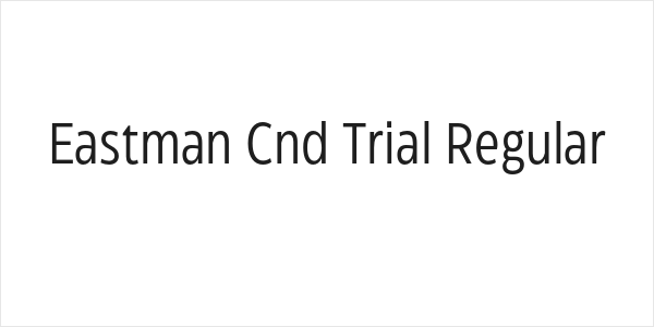 Eastman Cnd Trial Regular Logo