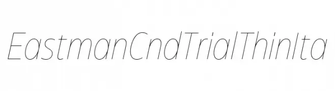 Eastman Cnd Trial Thin Ita  baixar fontes gratis