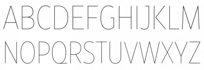 Eastman Cnd Trial Thin Шрифта ВЕРХНИЙ