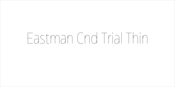 Eastman Cnd Trial Thin Logo