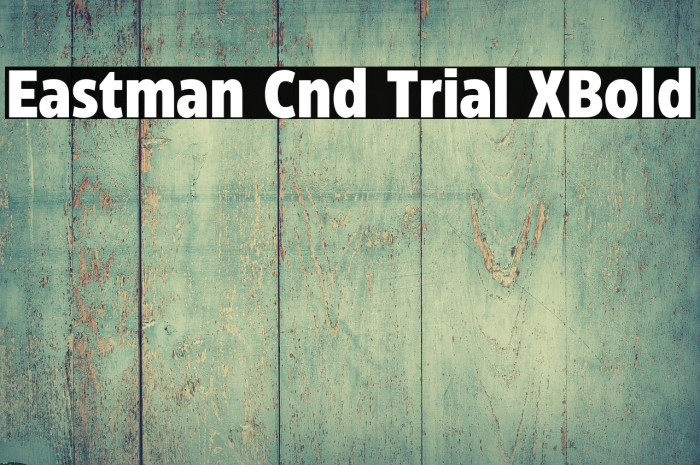 Eastman Cnd Trial XBold Example 2